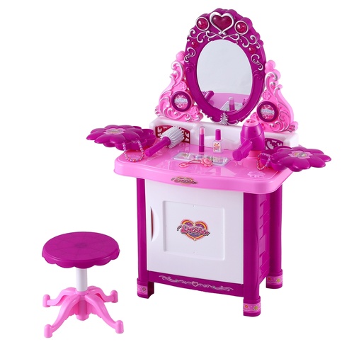 30 Piece Kids Dressing Table Set - Pink