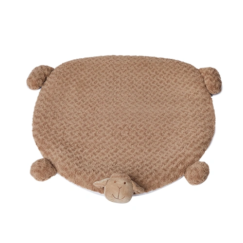  Pet Bed Cat Calming Bed Dog Squeaky M Tan Medium