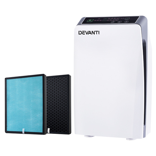 Air Purifier Home Purifiers HEPA Filter Odour Virus Smoke PM2.5 Remover