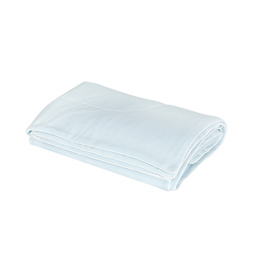 Cooling Quilt Summer Blanket Blue Queen