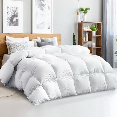 Giselle Bedding King Size 500GSM Goose Down Feather Quilt