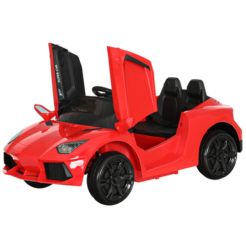 Kids Ride On Car Outdoor Electric Toys Battery Remote Control MP3 12V Red