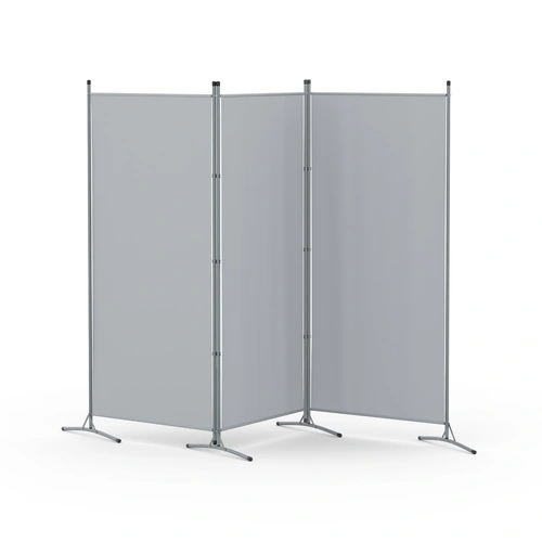 Artiss 3 Panel Room Divider Screen 260x180cm Fabric Grey