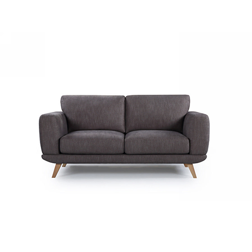 Alaska Sofa Fabric 2 Seater Brown