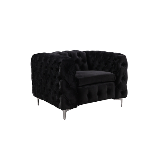 Jacques 1 Seater Black Colour