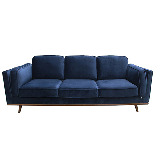 York Sofa 3 Seater Blue