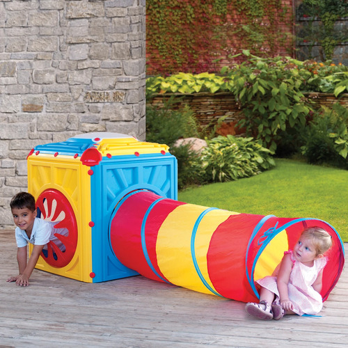 Activity Cube with 1 tunnel