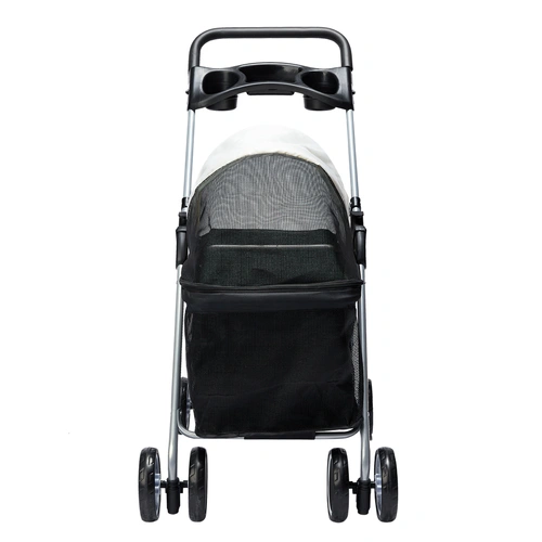  Large Pet Stroller Dog Cat Carrier Black