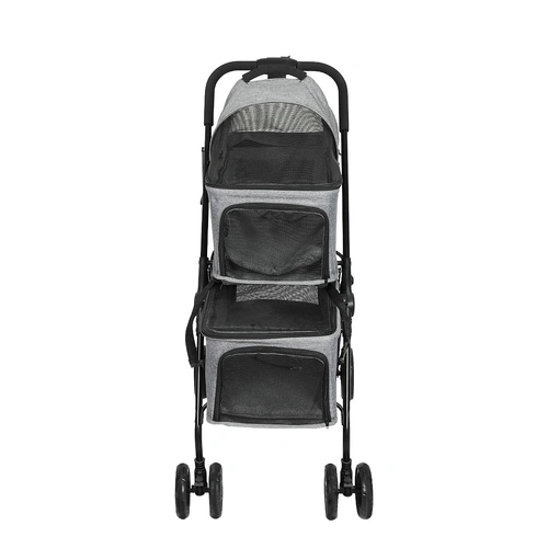  Two-tier Pet Stroller Double Dog