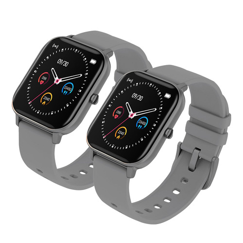 2X Waterproof Fitness Smart Wrist Watch Heart Rate Monitor Tracker P8 Grey