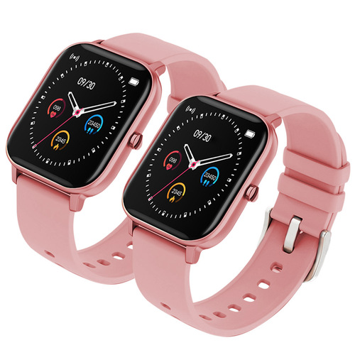 2X Waterproof Fitness Smart Wrist Watch Heart Rate Monitor Tracker P8 Pink
