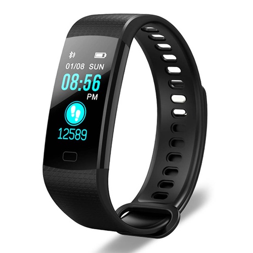 Sport Smart Watch Health Fitness Wrist Band Bracelet Activity Tracker Black