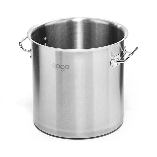 Stock Pot 98L Top Grade Thick Stainless Steel Stockpot 18/10 Without Lid
