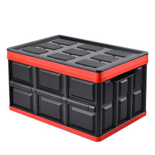  30L Collapsible Waterproof Car Trunk Storage Multifunctional Foldable Box Black