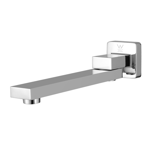 Bathroom Tap Wall Bath Spout 180 Swivel Bathtub Shower Square Chrome