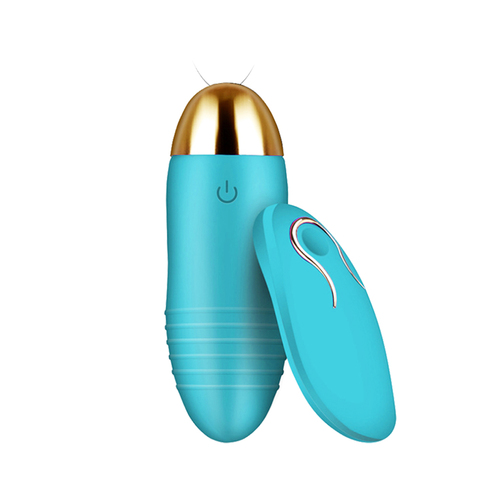 10 Speed Vibrator USB Love Egg Sex Adult Toy Wireless Remote Control Bullet Blue