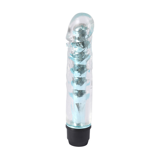 Multi Speed Rotating Vibrator Realistic Dildo Dong Stimulator Sex Toy Adult Blue