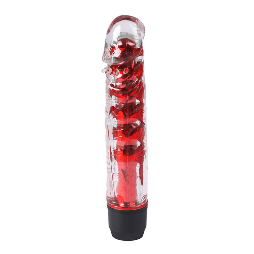 Multi Speed Rotating Vibrator Realistic Dildo Dong Stimulator Sex Toy Adult Red