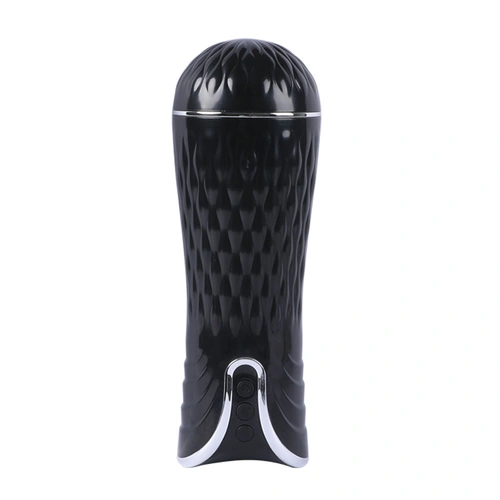  Masturbation Cup Vibrating Masturbator Black