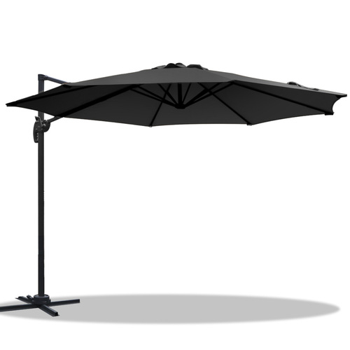 Roma Outdoor Umbrella - Black