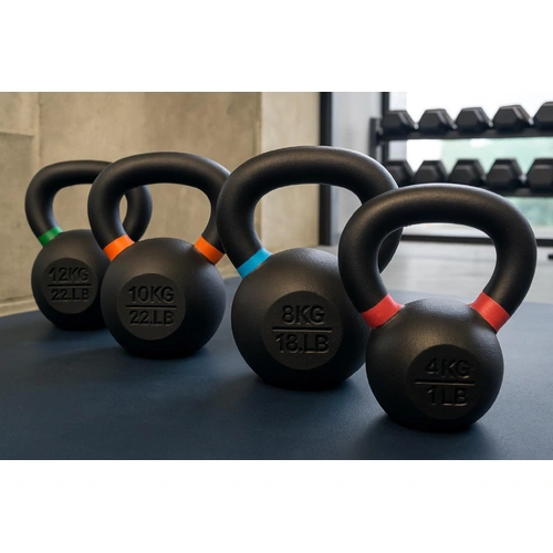 Curve Fitness Cast Iron Vinyl Kettlebells 32kg