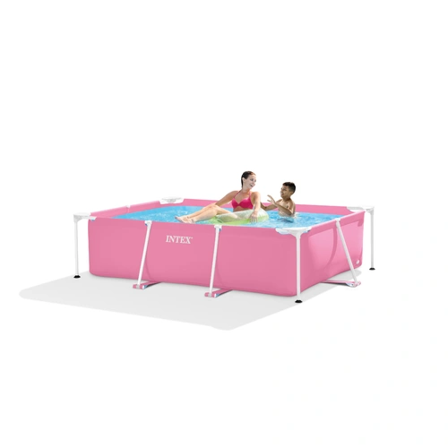 Intex Pink Rectangular Frame Pool 28266