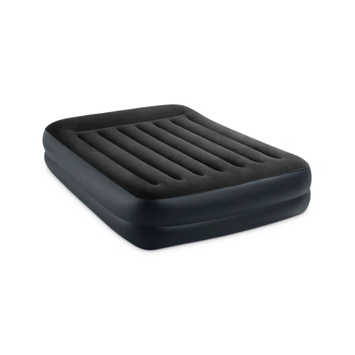 Intex Queen Pillow Rest Airbed with 240v pump 64124