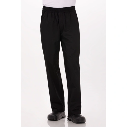 Lightweight Black M Baggy Pants by Chef Works