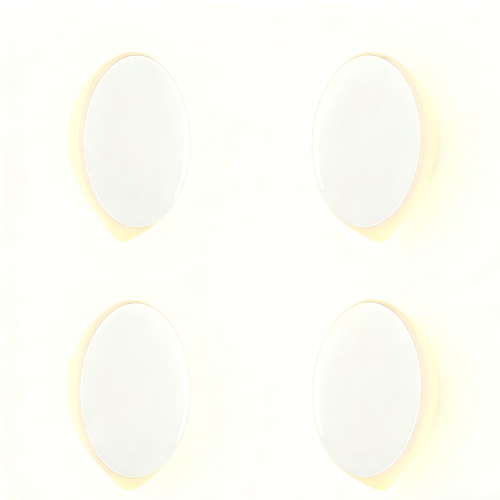 (Pack of 4）LED Motion Sensor Night Light Indoor, Cordless Battery Powered,Stick-on Warm White Light with Built-in Infrared Motion Detection, Sensor Li