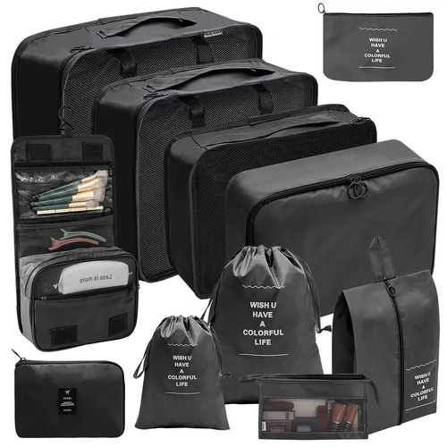 Black Friday Special Offer! 8-piece Travel Storage Bag - The perfect Christmas gift, say goodbye to messy luggage.