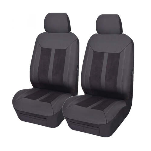 UNIVERSAL FRONT SEAT COVERS  SIZE 30/35 BLACK FURY