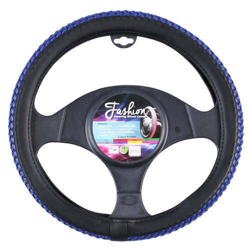Fashion Steering Wheel Cover - Blue