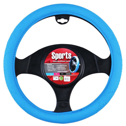 Sports Steering Wheel Cover - Blue