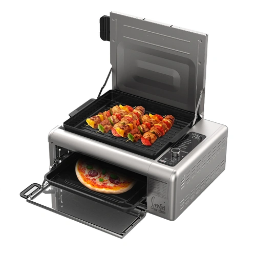 9-In-1 Sensei XL Flip Air Fryer Oven Grill Stainless Steel