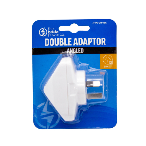 THE BRUTE POWER CO. Double Adaptor - Angled
