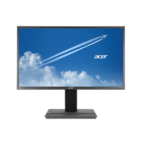 ACER B326HKD 32 inch Monitor 3840 x 2160 - Widescreen IPS display - Integrated speakers - Adjustable display angle - Dark Gray - DVI, HDMI, USB, Displ