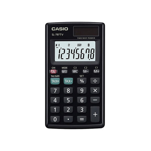 CASIO SL797TVBlack Tax Calculator