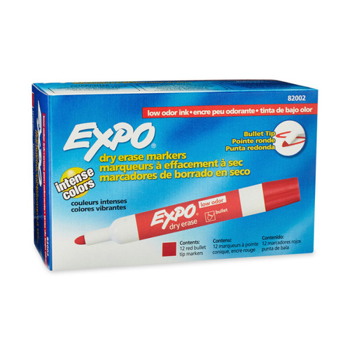 EXPO White Board  Marker Blt Red Box of 12