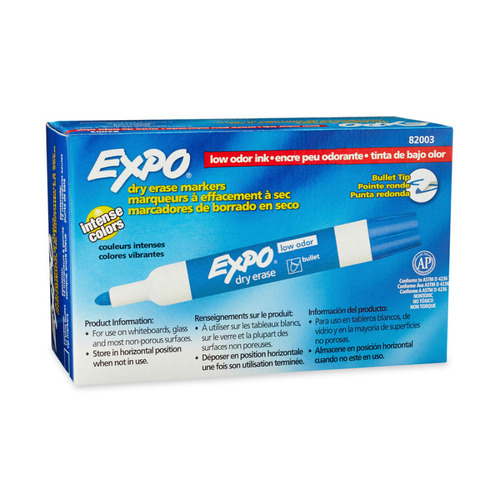 EXPO White Board  Marker Blt Blue Box of 12