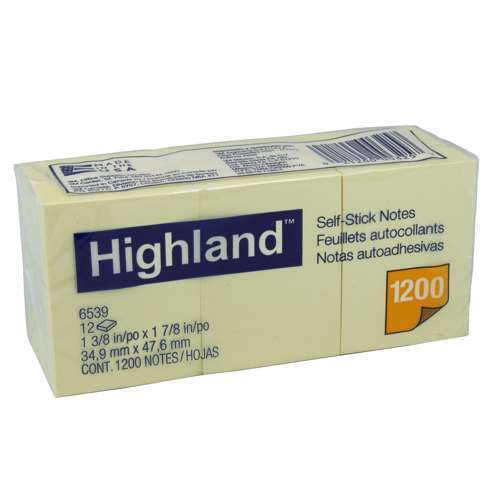HIGHLAND Notes 6539 Pack of 12 Bx12