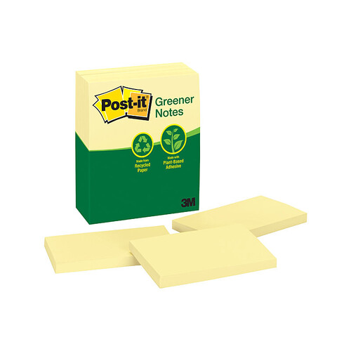 POST-IT 655-RPA Ylw 73X123 Pack of 12