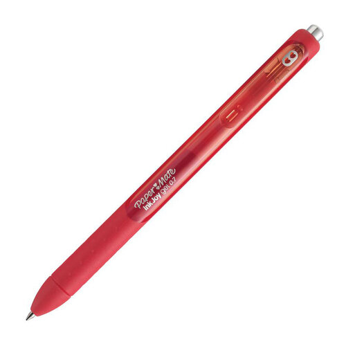 PAPER MATE Inkjoy RT Gel Pen Red Box of 12