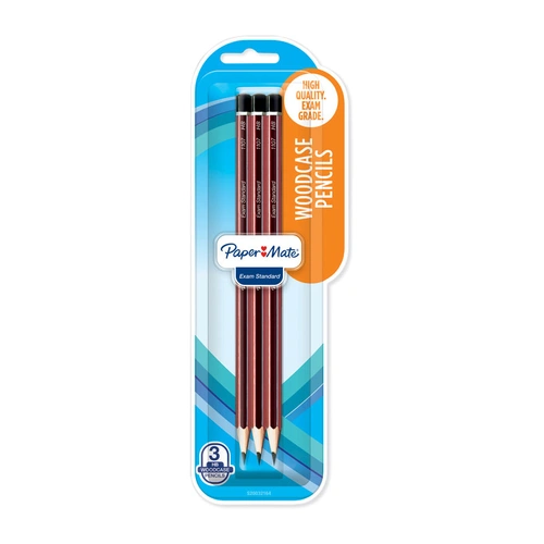 PAPER MATE HB Woodcase Pencil Pack 3 Box of 12