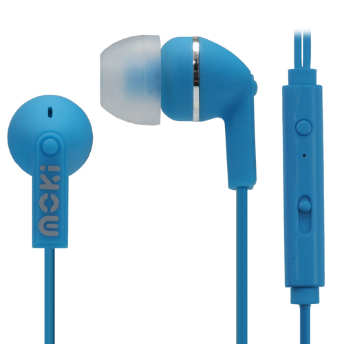 MNoise Isolation Earbuds with microphone & control - BLUE