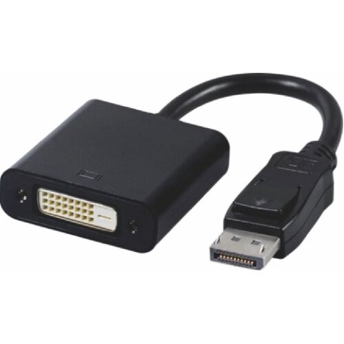 ASTROTEK DisplayPort DP to DVI Adapter Converter Male to Female Active Connector Cable 15cm - 20 pins to 24+1 pins EYEfinity 6xDisplays CBA-GC-ACTDP