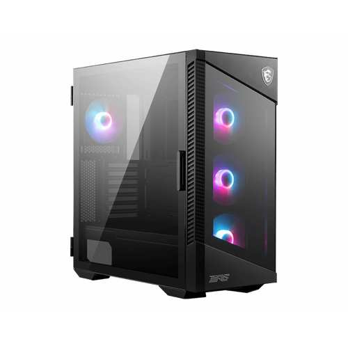 MSI MPG VELOX 100R Mid-Tower Case, Support For E-ATX / ATX / M-ATX / ITX, 2x 2.5\', 2x 3.5\', 7x Expansion Slots, 2x USB 3.2, 1x USB-C, 1x Audio 1x Mi