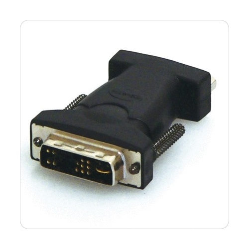 8WARE DVI-M to VGA-F Adapter DVI17M to VGA HD15F Adapter - DVI 17M (ANALOGUE) TO VGA HD15F