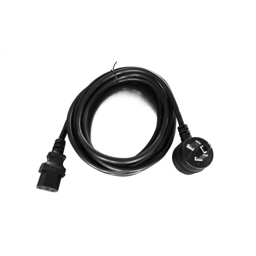 8WARE Power Cable 3m 3-Pin AU to IEC C13 Male to Female Piggy Back LS
