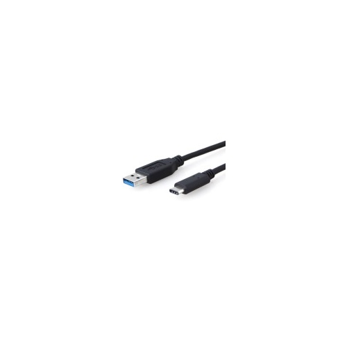 8WARE USB 3.1 Cable 1m Type-C to A Male to Male Black 10Gbps