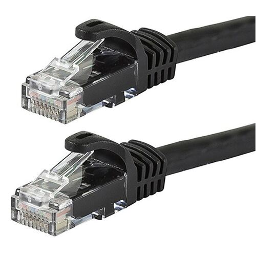 ASTROTEK CAT6 Cable 0.5m/50cm - Black Color Premium RJ45 Ethernet Network LAN UTP Patch Cord 26AWG